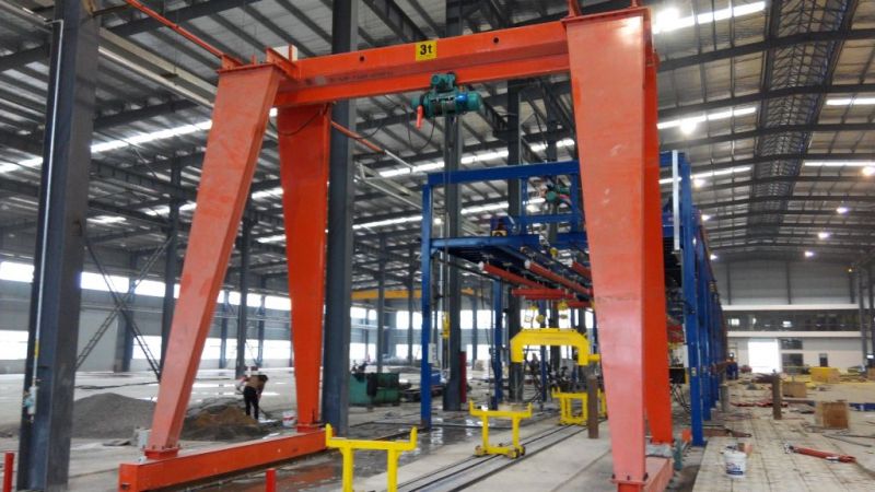 Frame assembly offline gantry crane (used for frame assembly products to detach from rivet lines)