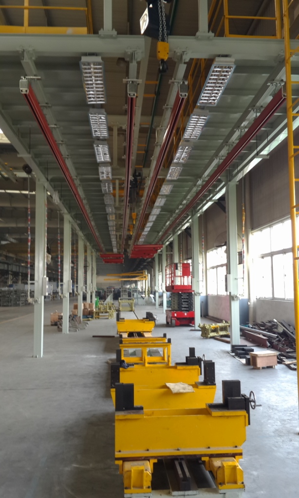 Assembly fixture for bus frame