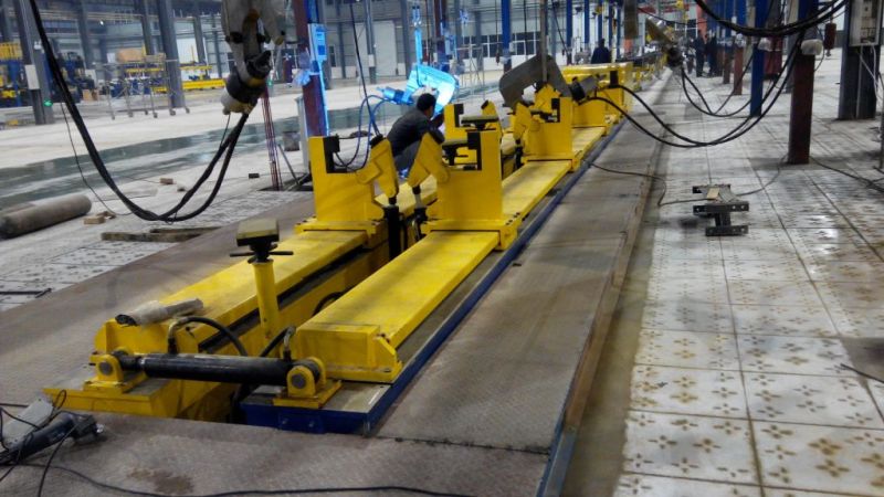 Assembly fixture for heavy-duty truck frame assembly (on-site)