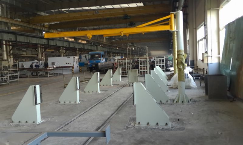 Bus frame calibration machine