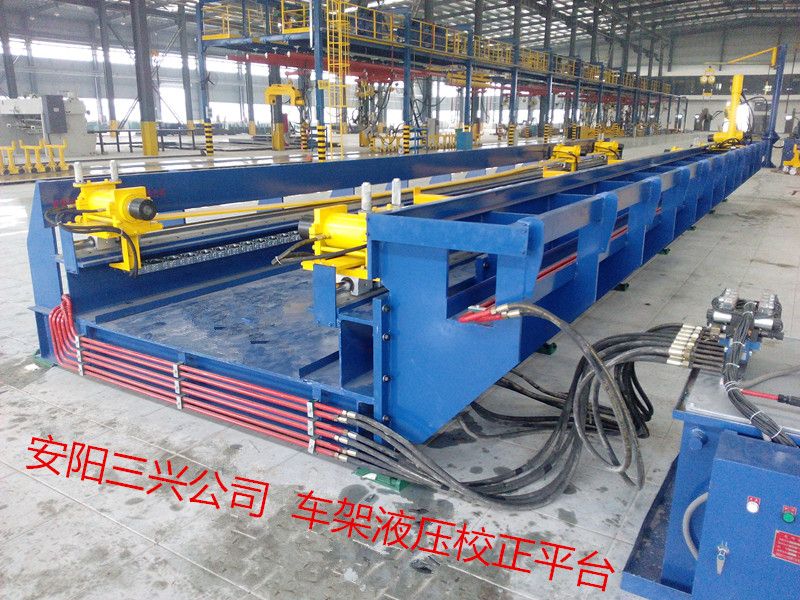 Frame assembly correction machine (a specialized equipment for correcting the inner and outer width and straightness of offline frames that exceed the tolerance)