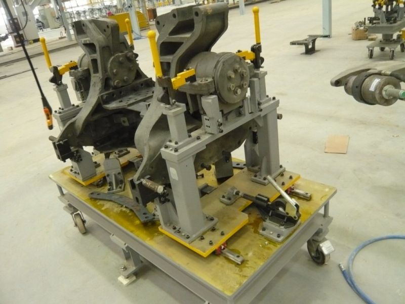 Frame crossbeam assembly fixture
