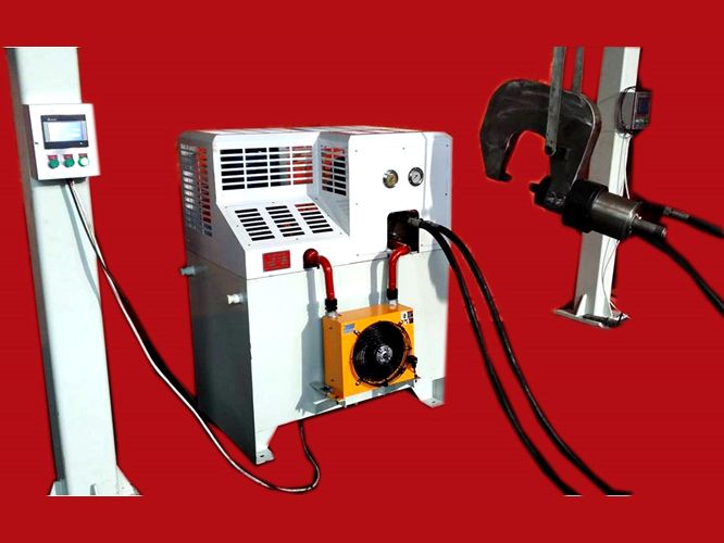 High and low voltage digital display combined riveting machine
