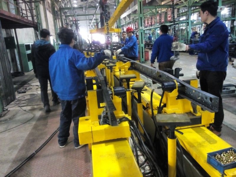 Assembly fixture for heavy-duty truck frame assembly (on-site)